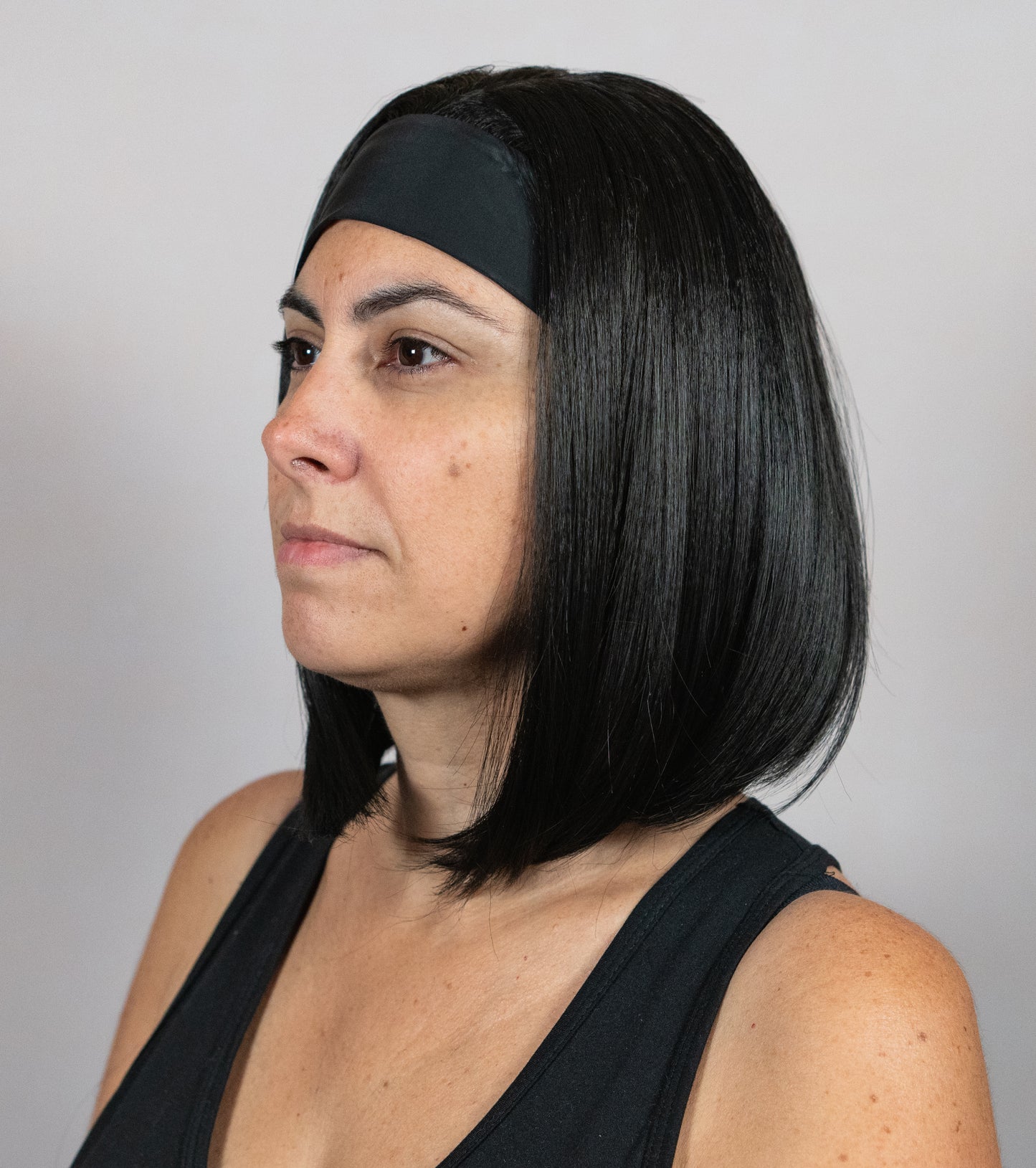 Perruque Bandeau brune